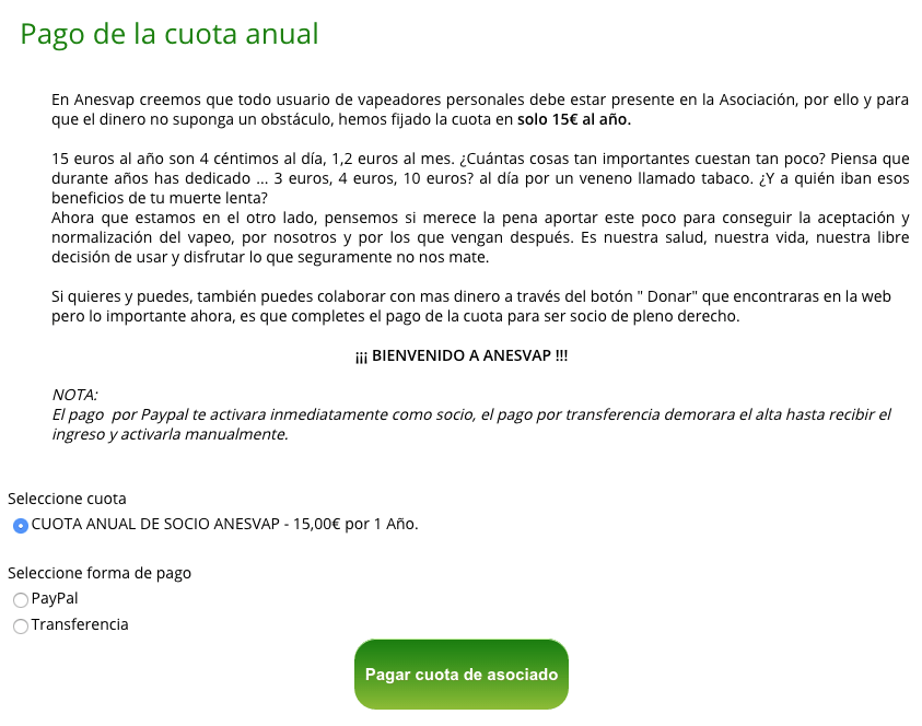 Anesvap asociacion cigarrillos electronicos vapeo