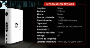 Kanger nebox informacion tecnica