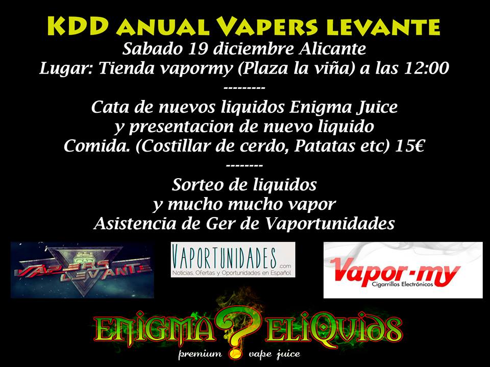 Kdd vapers levante matt enigma juice