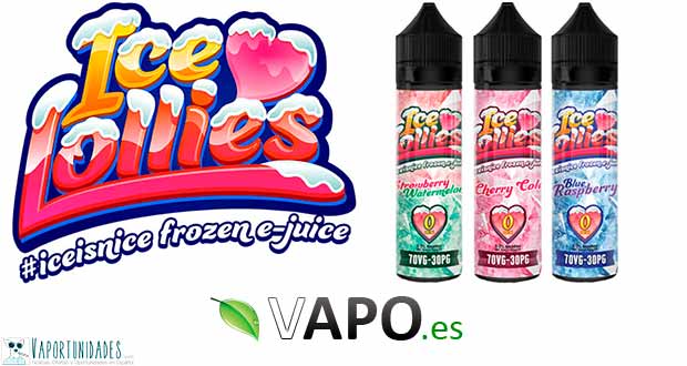 Ice love lollies - frescor en vapo. Es